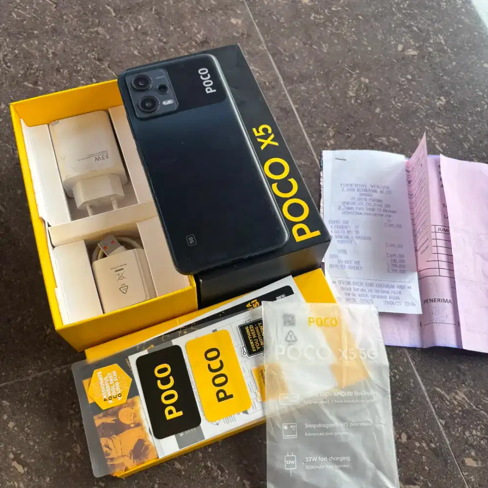 Poco x5 5g 6/128 baca deskripsi