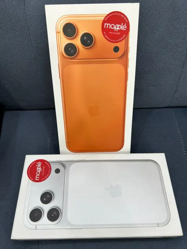 Iphone 17 Promax , Silver/Orange , 256GB New IBox