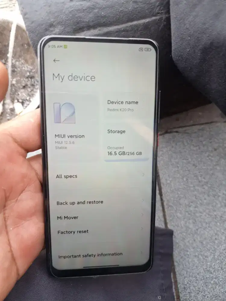 Redmi k20 pro ram 8/256 minus