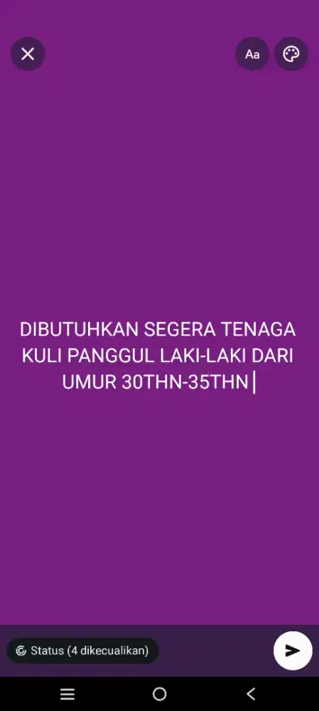 LOWONGAN KERJA KULI PANGGUL LAKI-LAKI