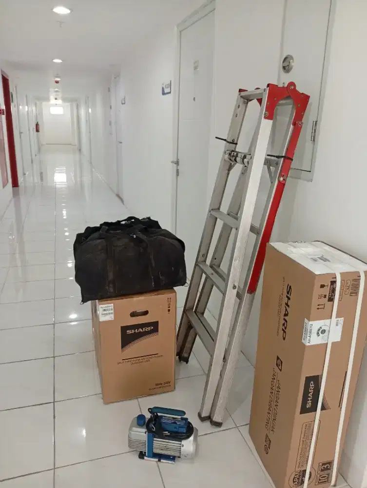 Service rutin,cuci ,Overhoul, pemasangan, bongkar pasang, perbaikan ac