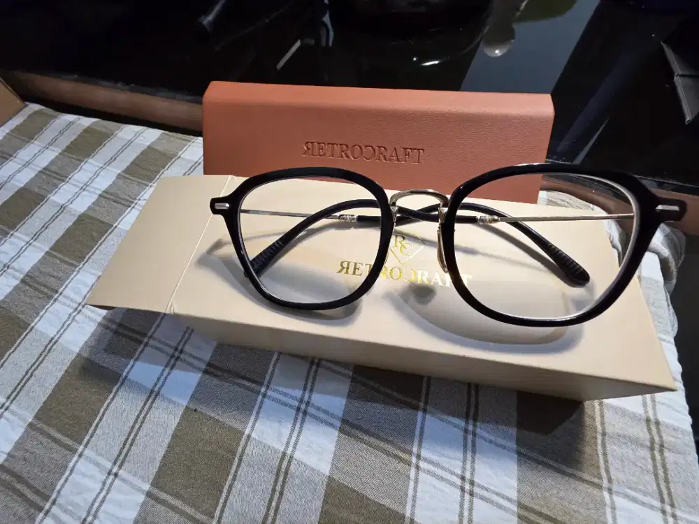 Frame Kacamata RETROCRAFT, New Brand, USED 99%.Classic Model.Price OK