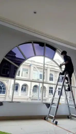 Specialist kaca film oneway satu arah stiker cermin unt rumah & kantor
