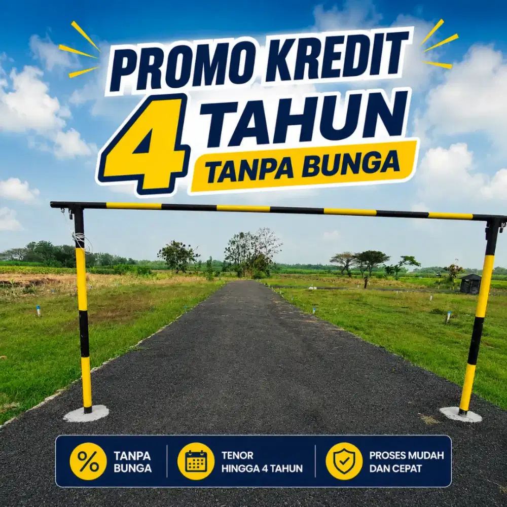 TANAH KAVLING MURAH SIAP BANGUN STRATEGIS KAWASAN RAMAI