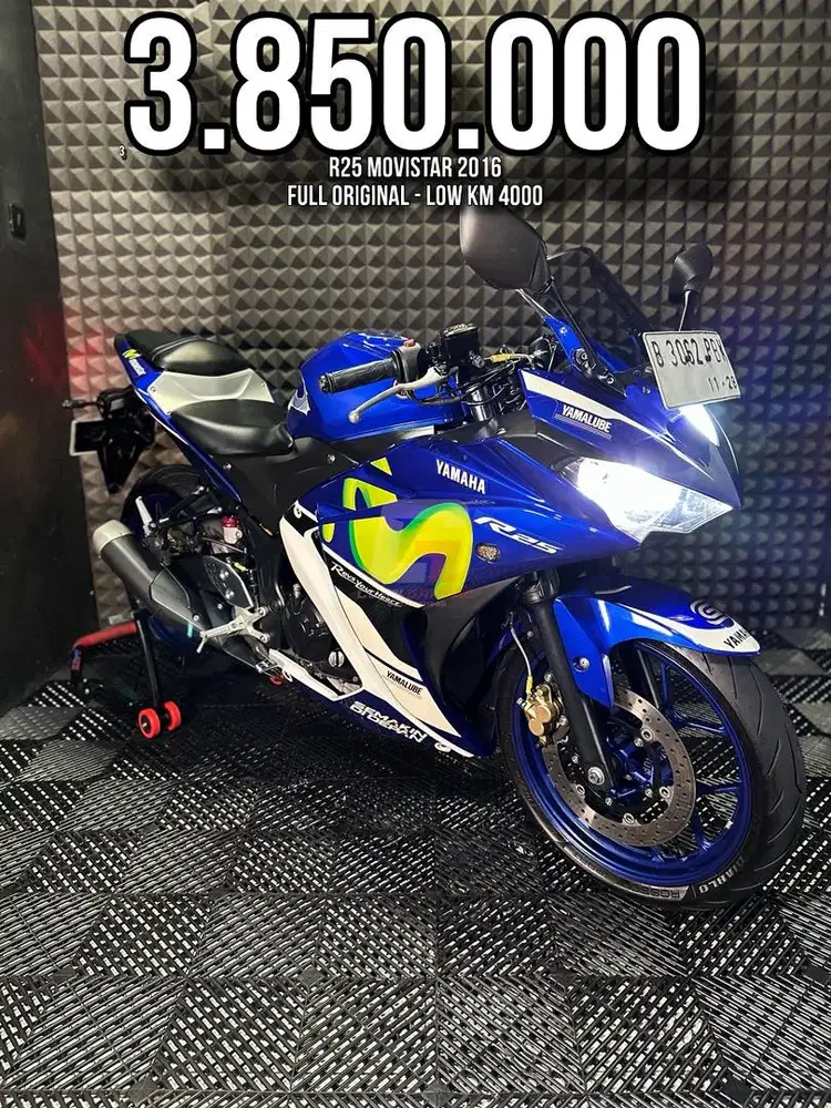 R25 OR R 25 MOVISTAR 2016 LOW KM 4XXX PAJAK ON RAWATAN SUPERB UNIT