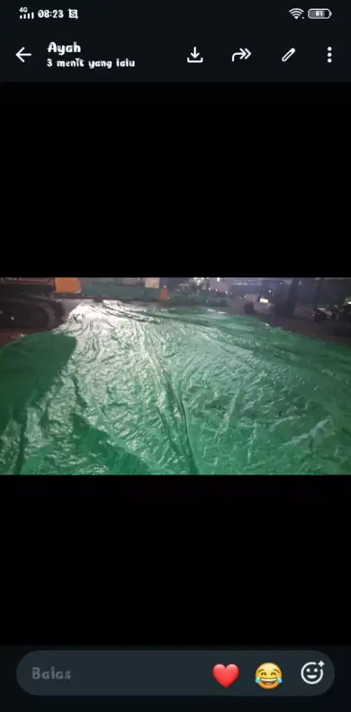 Jual terpal bekas