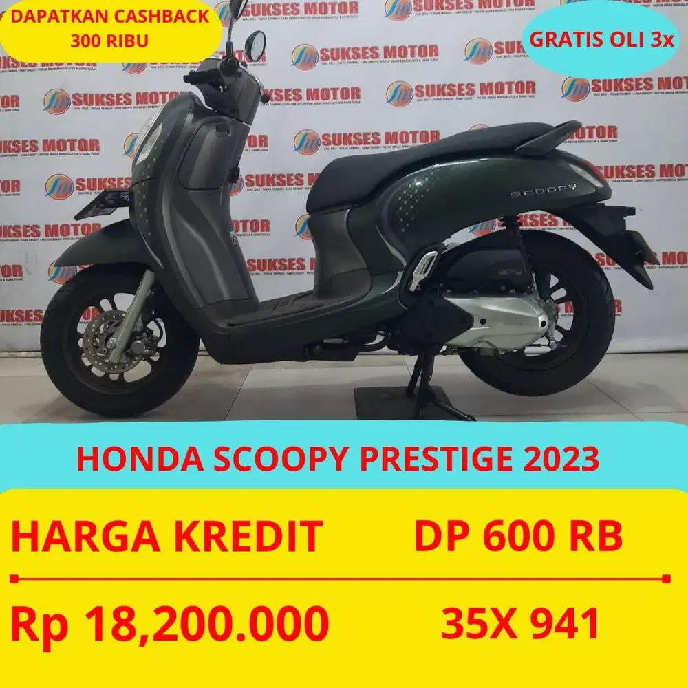 HONDA SCOOPY PRESTIGE 2023 DP MURAH 600 RIBU GUYSS