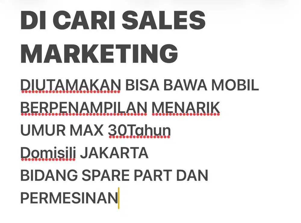 SALES MARKETING
