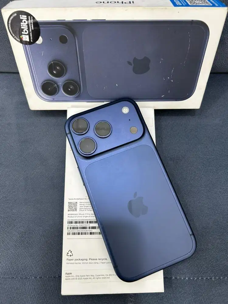 Iphone 17 Pro , Deep Blue , 1TB IBox