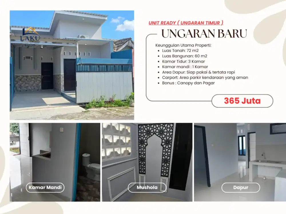 Rumah Siap Huni Strategis di Ungaran Baru – Dekat Exit Tol!
