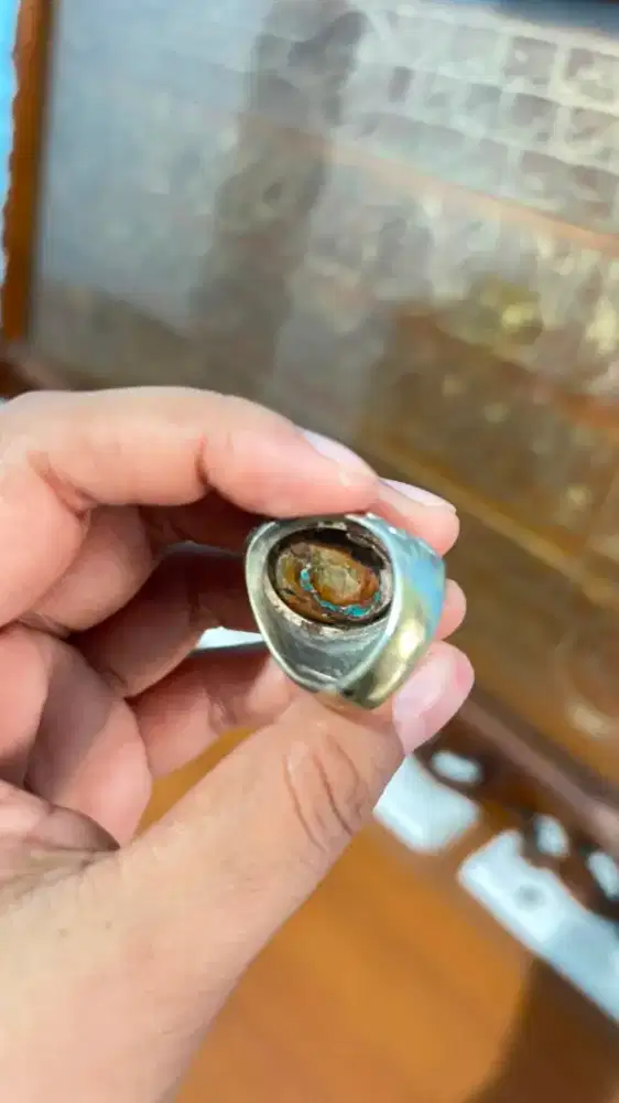 Batu Phyrus Persia Lafaz Alloh Dan Motif Perempuan Cantik (Very Rare)