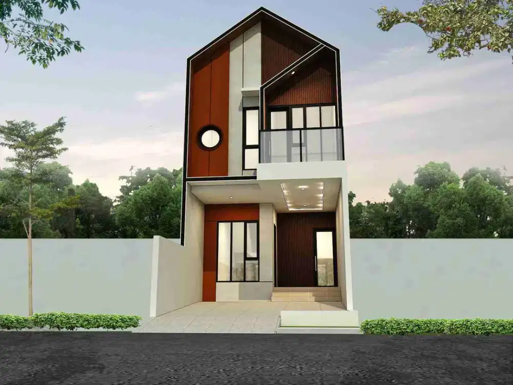Rumah baru hanya 1 unit harga 1.2 M dengan 4 kamar tidur carport 2 mobil di Pekayon Galaxy dekat LRT tol becak kayu