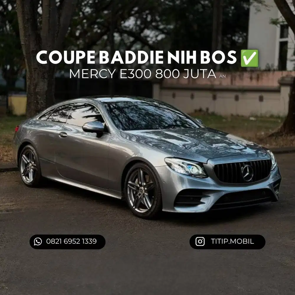 [CASH] Mercedes-Benz E300 AMG Coupe 2020