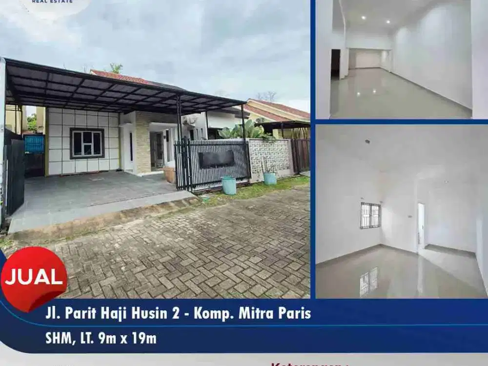 Dijual rumah tinggal 1lt - di Paris 2, komp. Mitra Paris