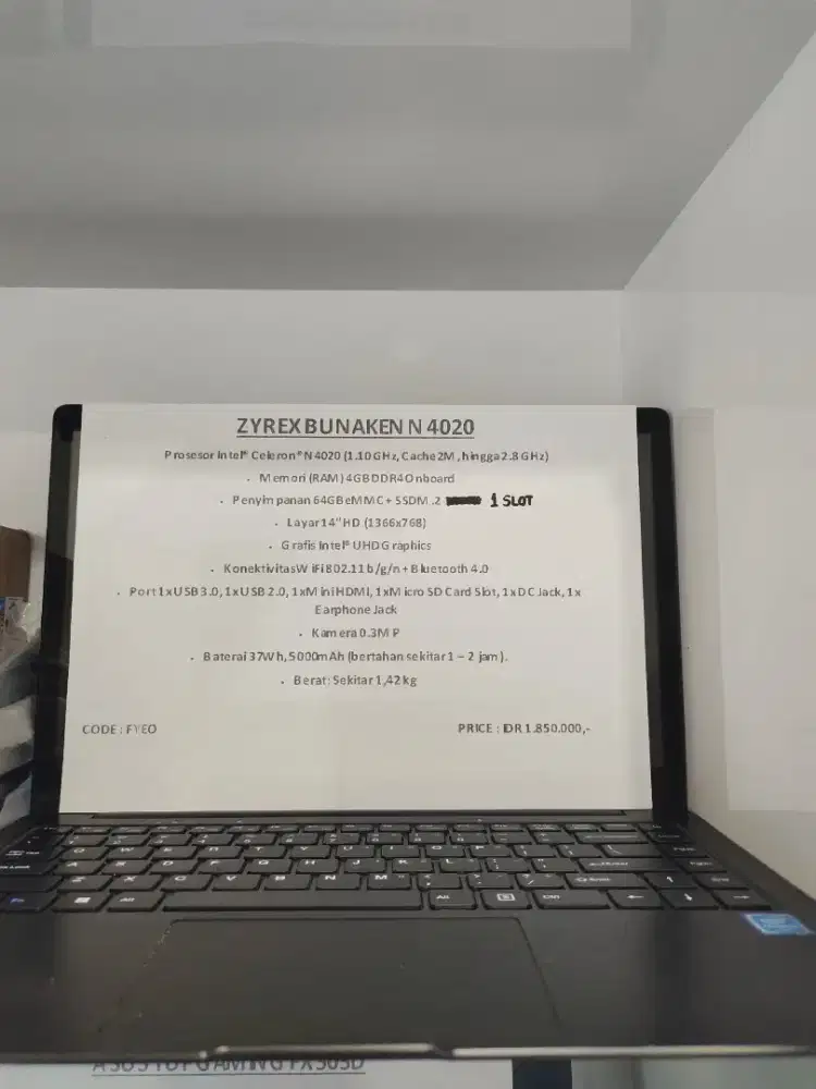 Laptop Bekas Murah