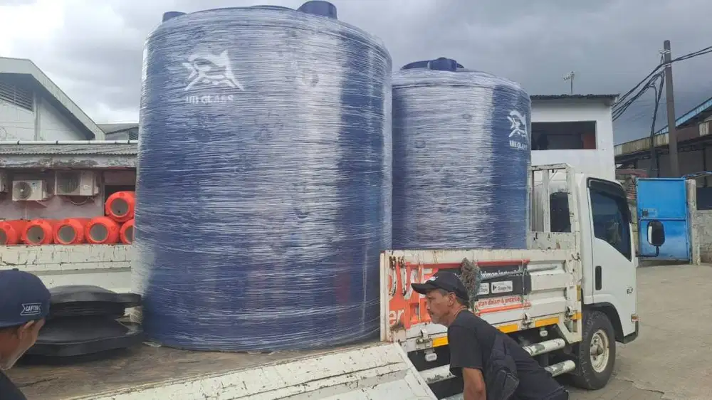 Tangki TB5100 UB Glass - Toren Air 6000L SNI dan Bergaransi