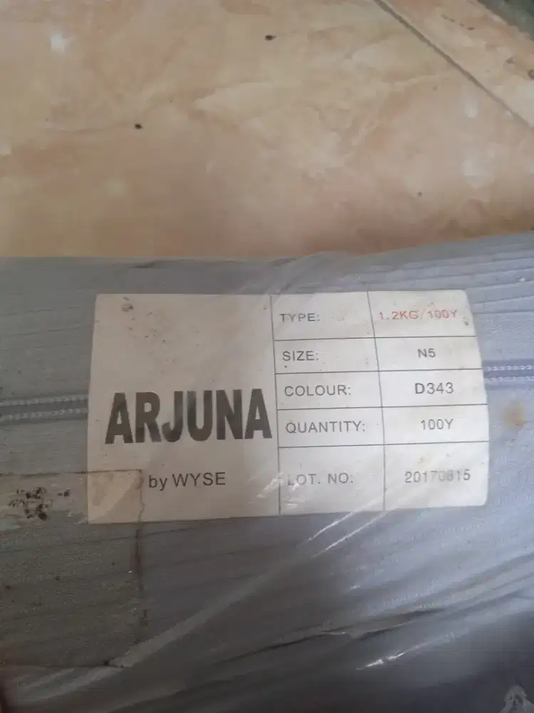 Resleting dompet pajang 100 yard baru poris cipondoh