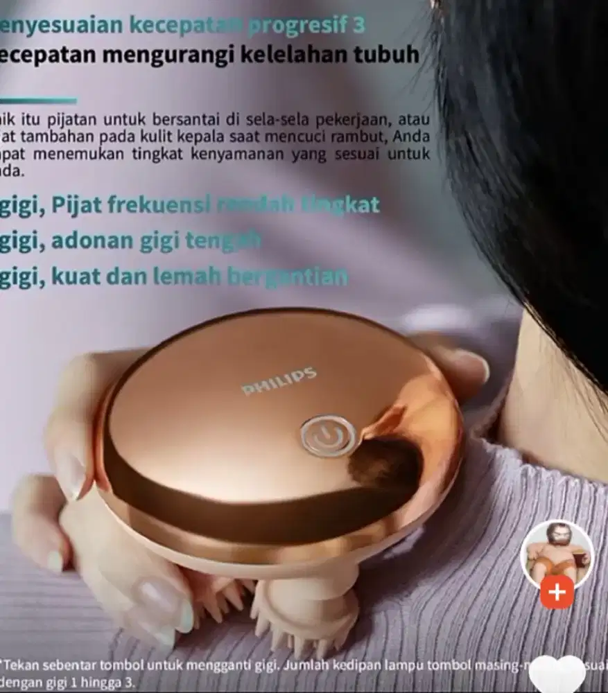 Alat Pijat PHILIPS Portable