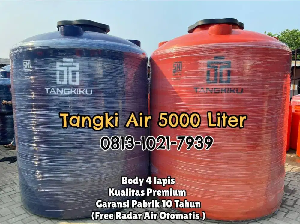 Tangki Toren Air TB5100 Tangkiku - Garansi 10 tahun