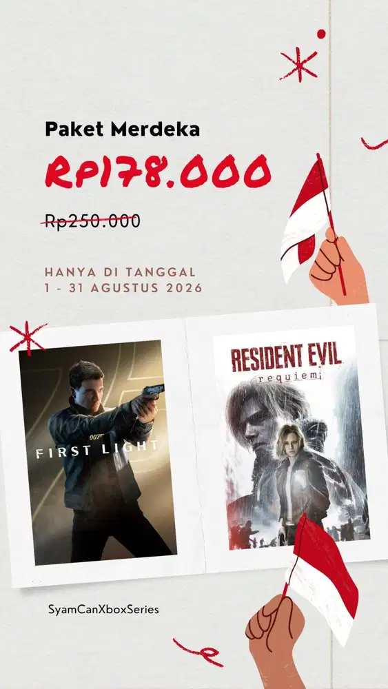 Paket Merdeka Game Digital Xbox Series Bebas Pilih 2 Game List