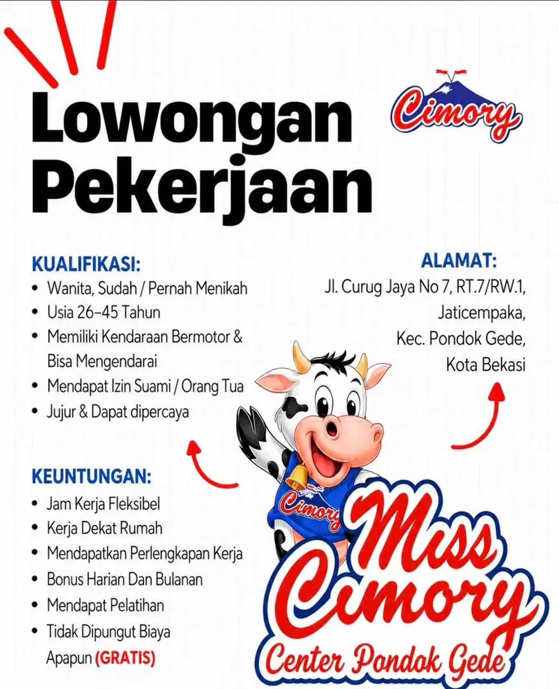 Lowongan Kerja Miss Cimory
