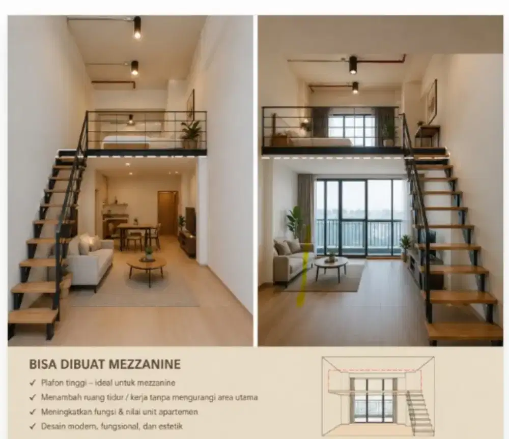 Dijual  Meikarta SOHO Tower Parkview Unfurnished