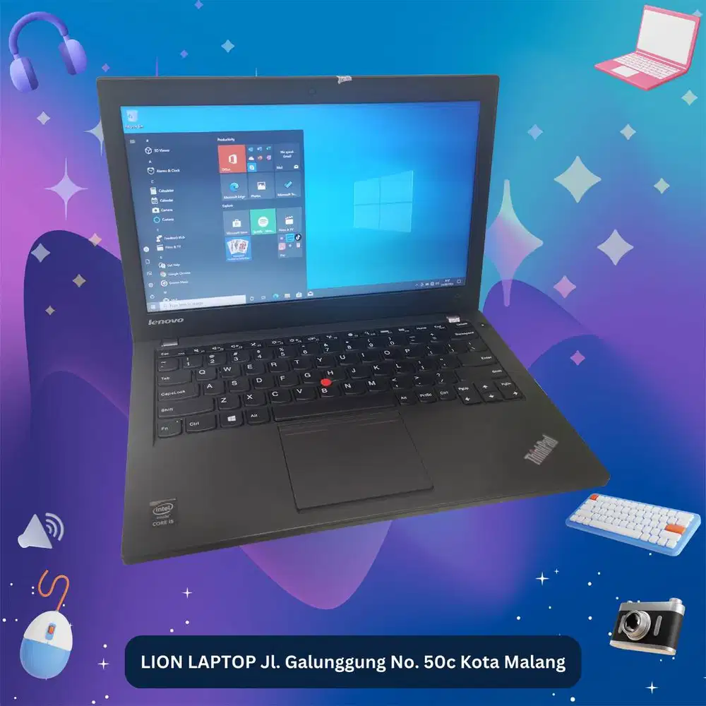 RAM 8GB SSD 256GB Core i5 Murah Lenovo Thinkpad X240 [03|08]