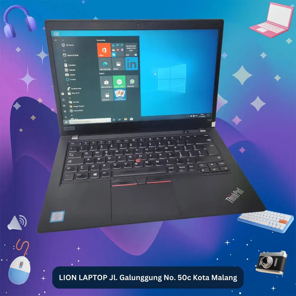 RAM 16GB i5 Gen 8 SSD 256GB Lenovo Thinkpad T490 [03|08]