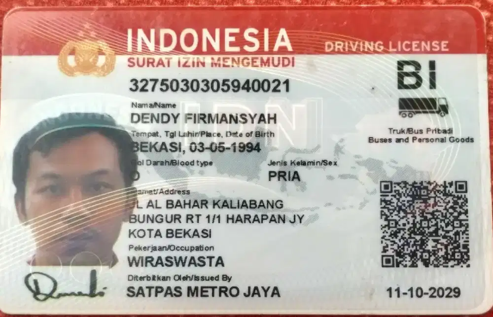 Mencari pekerjaan supir barang