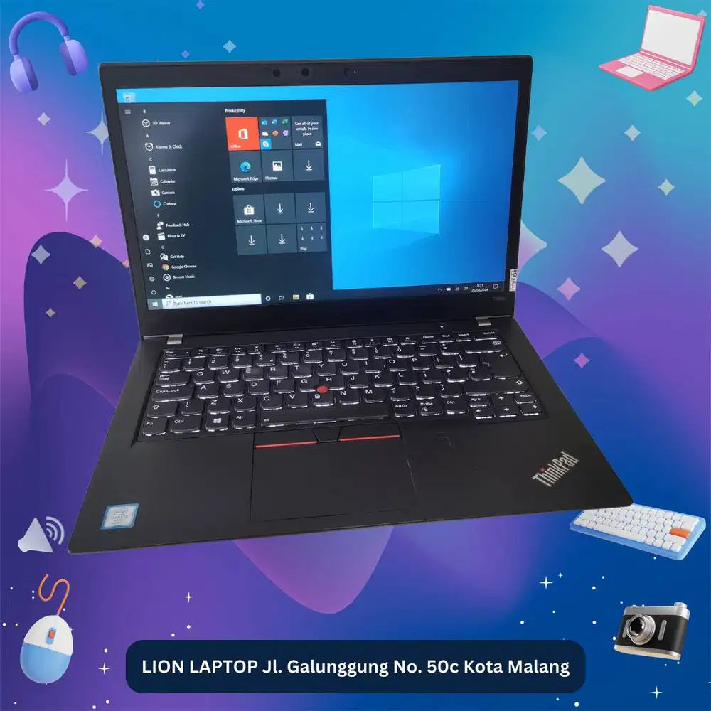 RAM 8GB Core i5 gen 8 Lenovo Thinkpad T480s SLIM [03|08]