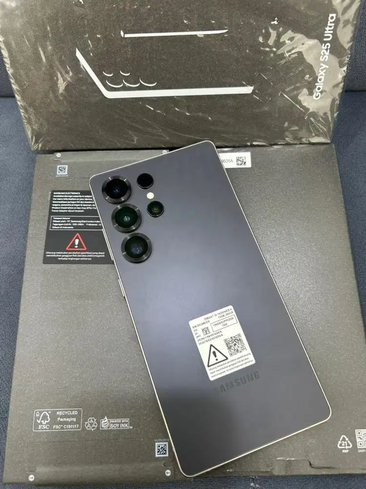 Samsung S25 Ultra 5G , Titanium Black , 12/256GB Resmi