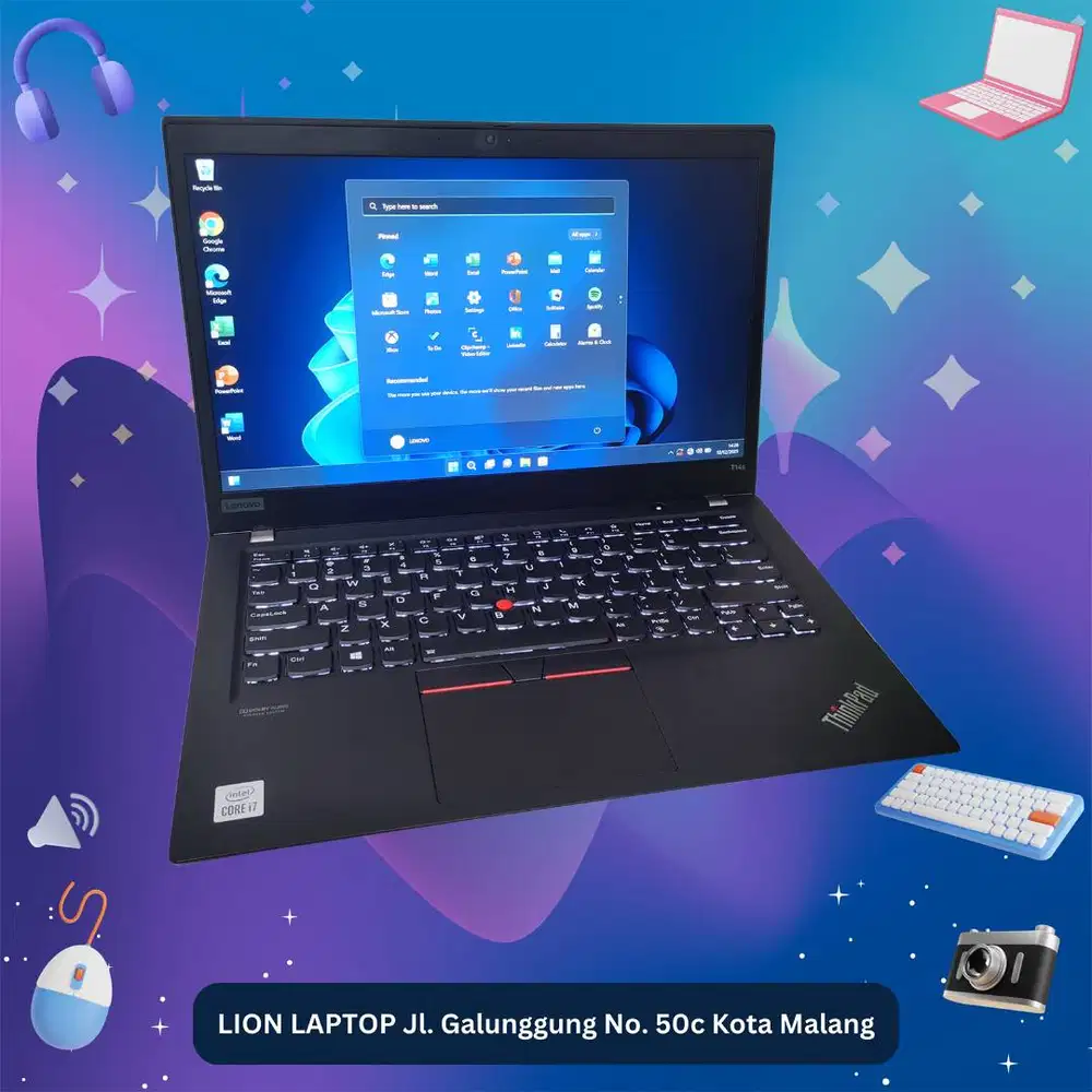RAM 16GB Core i7 Gen 10 Slim SSD 256GB Lenovo Thinkpad T14S [03|08]