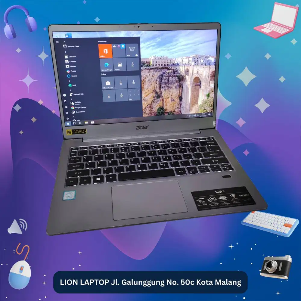 Super Slim Core i5 Gen 8 8/25 Acer Swift 3 SF313-51 [03|08]