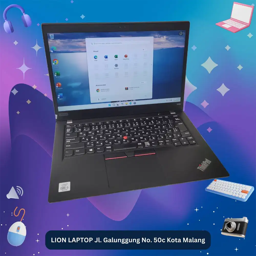 i5 GEN 10 Murah RAM 8GB Lenovo Thinkpad X390 [03|08]