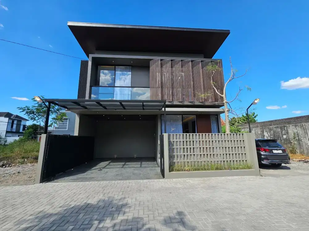 Rumah Kontemporer Furnished Cluster Dekat Tol Purwomartani Sleman