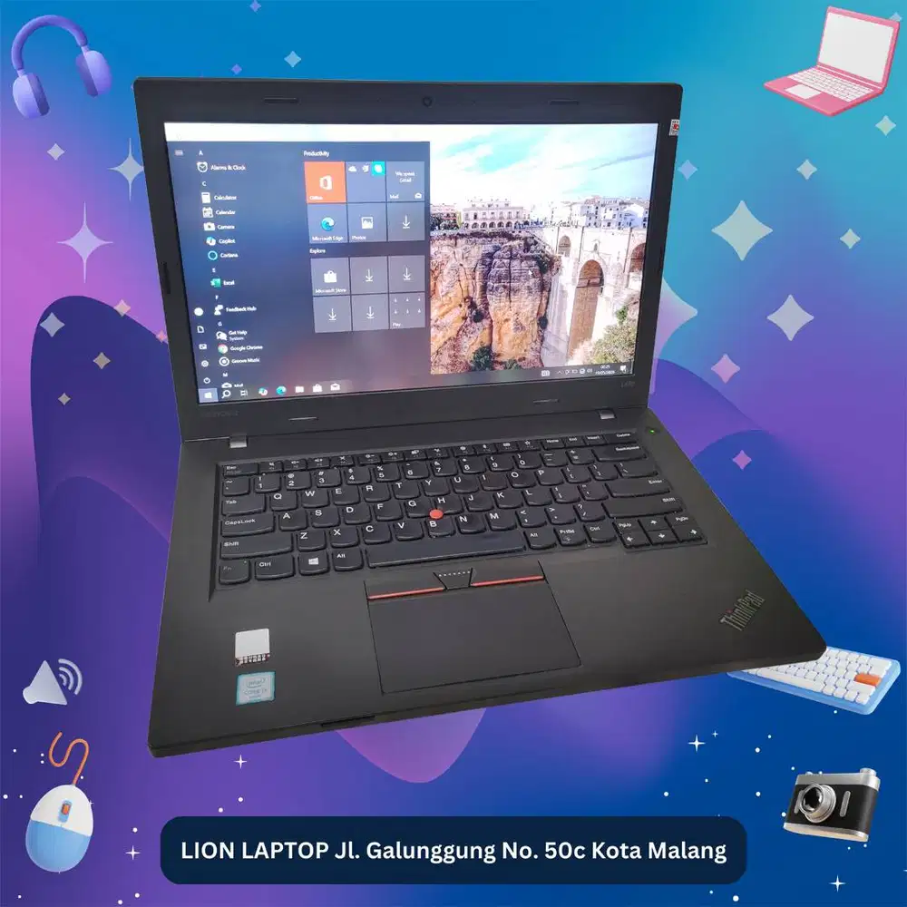 RAM 8GB Core i5 SSD Murah Lenovo Thinkpad L470 [03|08]