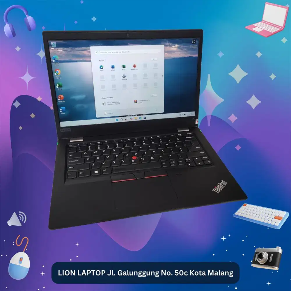i5 Gen 10 Slim RAM 8GB SSD 256GB Lenovo Thinkpad L13 [03|08]