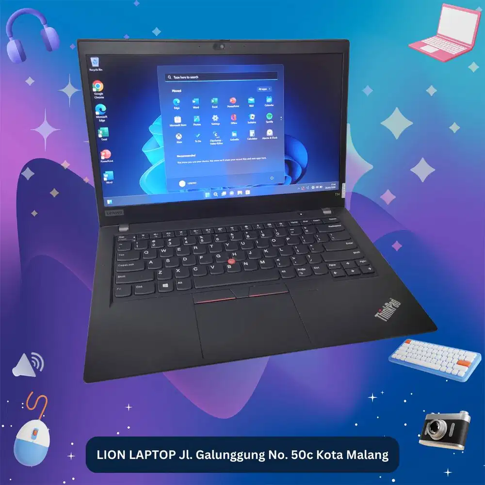 Core i5 Gen 10 RAM 8GB SSD 256GB Lenovo Thinkpad T14 gen 1 [03|08]