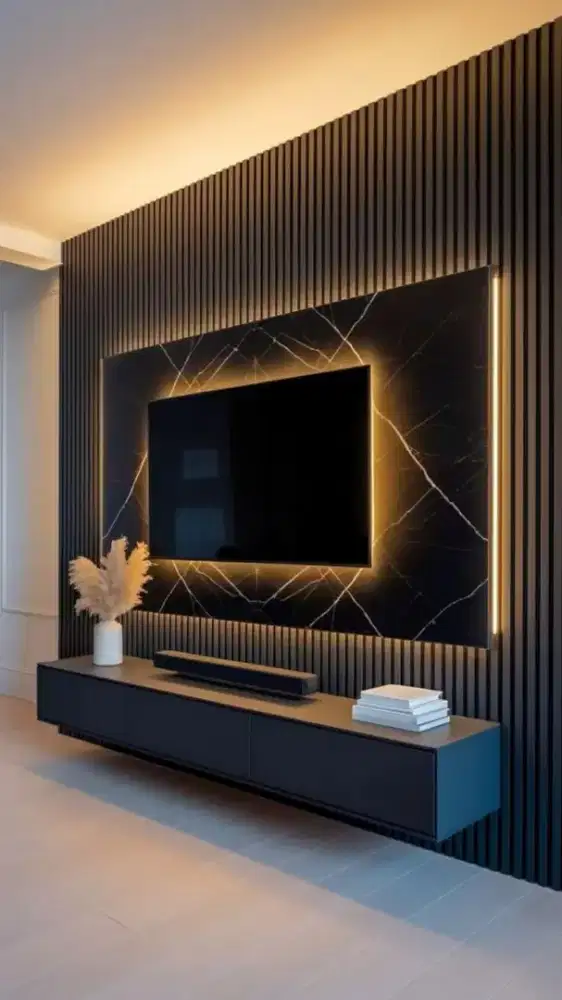 Backdrop tv murah