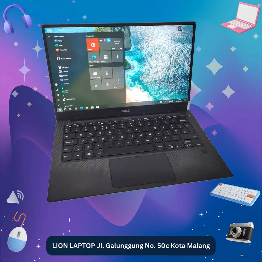 Slim & Ringan Core i7 RAM 8 SSD 256 DELL XPS 13 9360 [03|08]