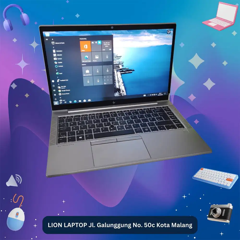 RAM 16GB Alumunium Body Core i5 Gen 10 HP Elitebook 840 G7 [03|08]