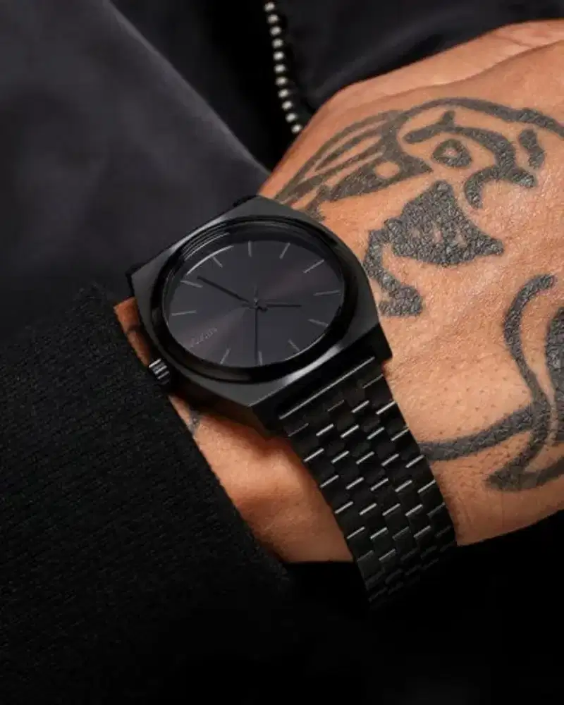 Original Nixon Time Teller All Black bkn Fossil Stussy Casio GShock Dw