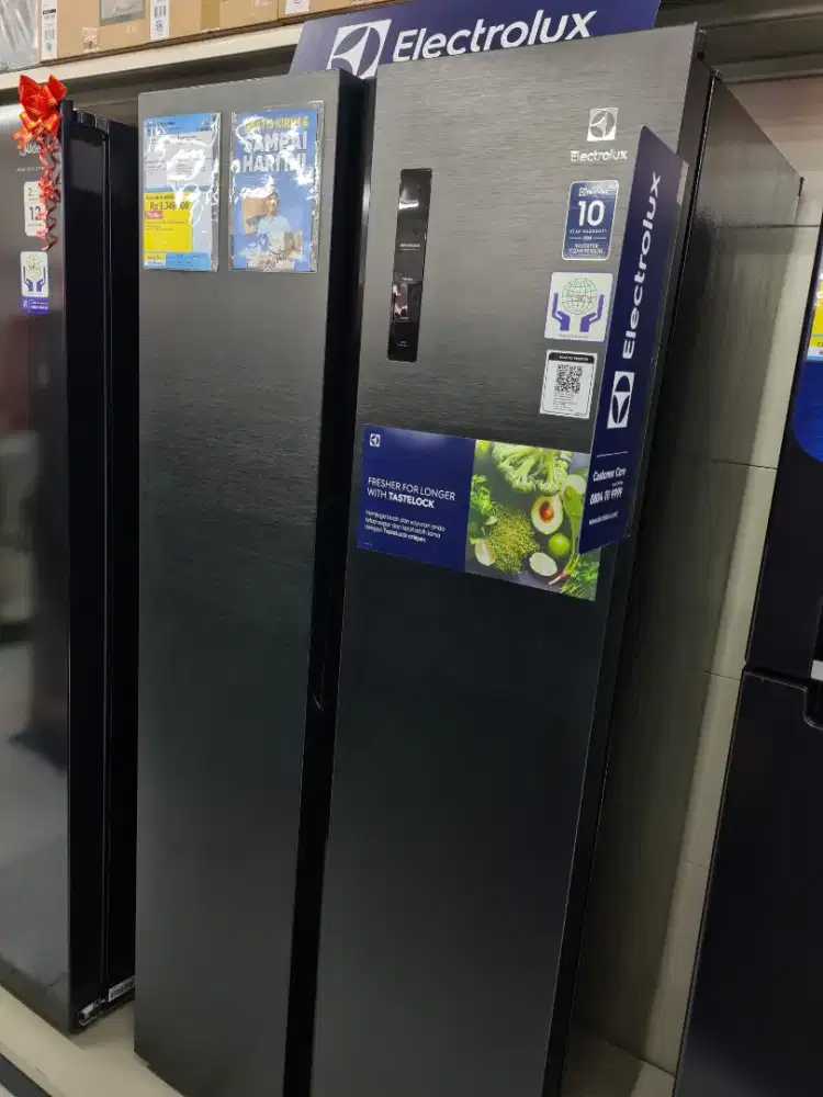 Promo Kulkas Electrolux Side by Side