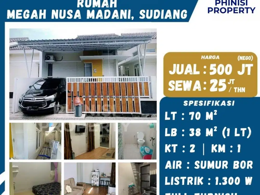Rumah Full Furnish di Megah Nusa Madani Sudiang Raya