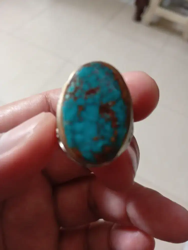 Batu Phyrus Persia Motif Wajah Perempuan Cantik dan Lafaz Alloh