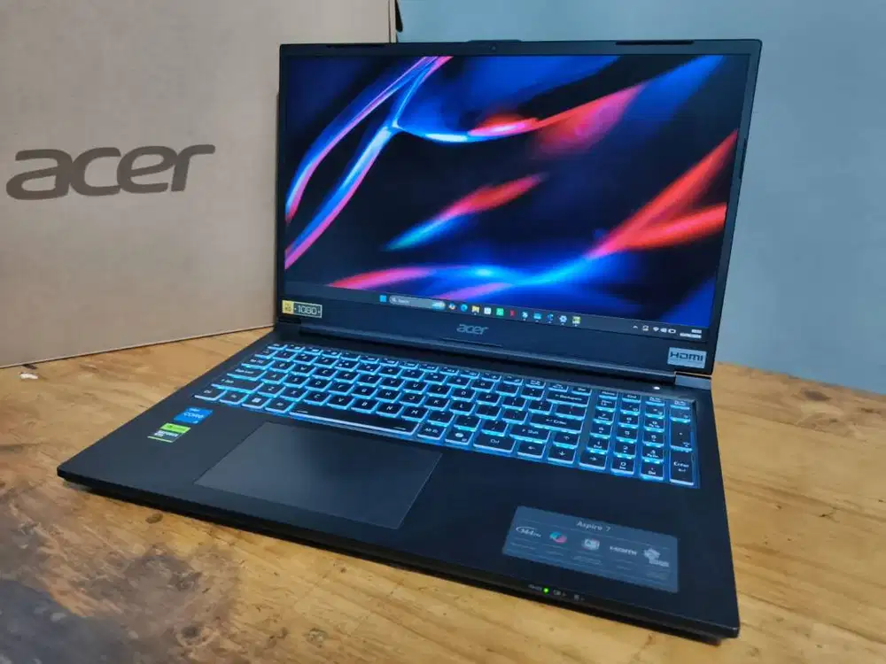 Acer Aspire A715-59G i5-12450H 8/512GB RTX 3050 6GB Garansi Resmi