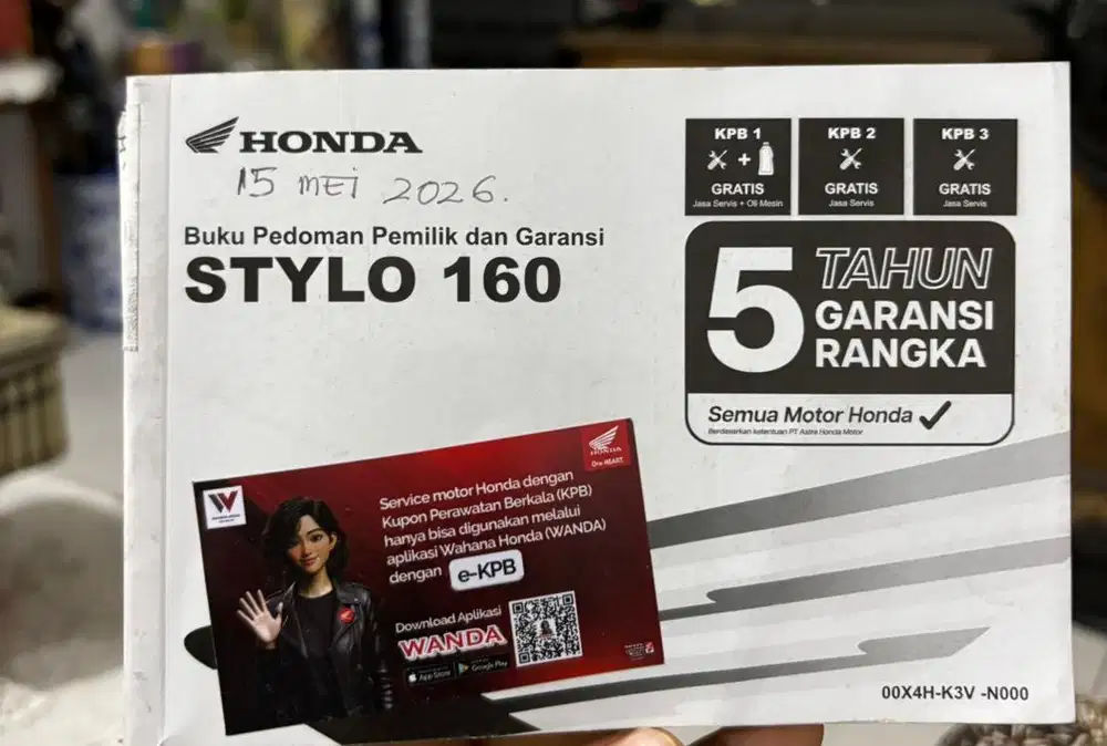 Di jual honda stylo - mei 2026