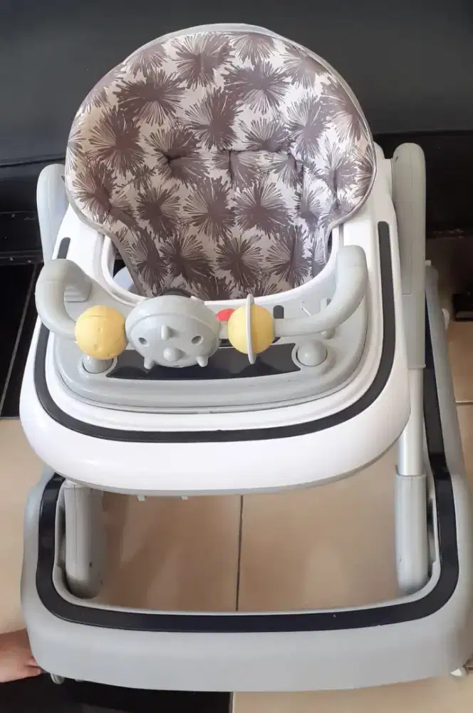 Beige baby walker