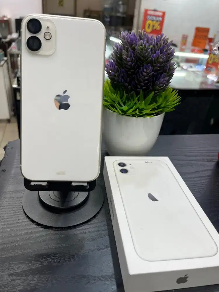 iphone 11 64gb ex ibox bh 68 putih bisa tuker tambah