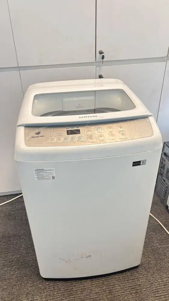Preloved Mesin Cuci Samsung Top Loader 1 Tabung 8kg